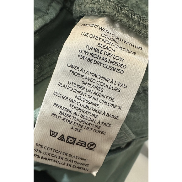 Pilcro Anthropologie The Wanderer Mid-Rise Relaxed-Leg Pants Green Size 33 - Picture 7 of 13
